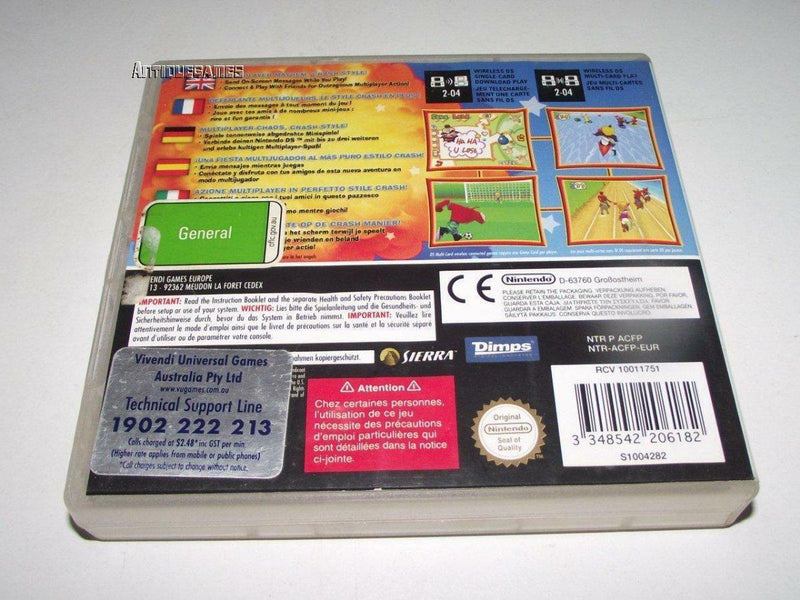 Crash Boom Bang Nintendo DS 3DS Game *Complete* Crash Bandicoot (Pre-Owned)