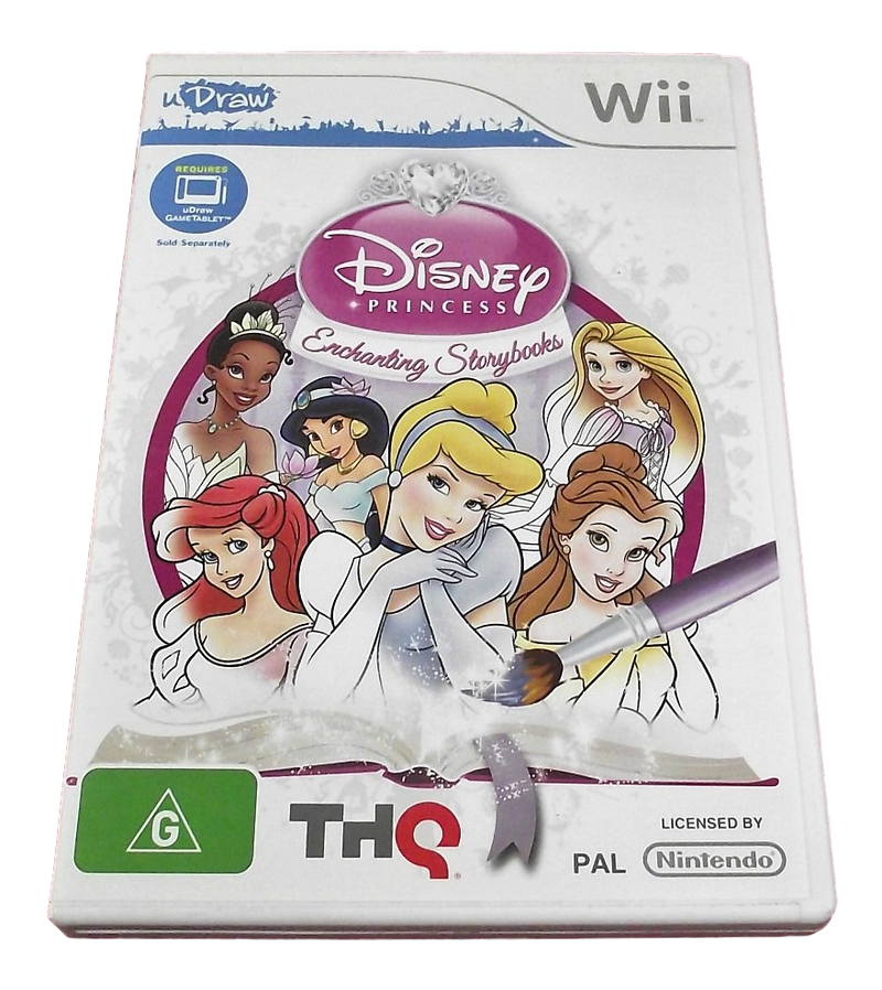 U Draw Disney Princess Enchanting Storybook Nintendo Wii PAL *Complete*(Preowned)