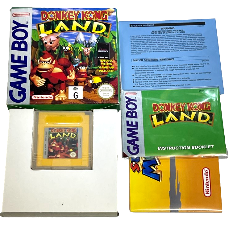 Donkey Kong Land Nintendo Gameboy *Complete* Boxed
