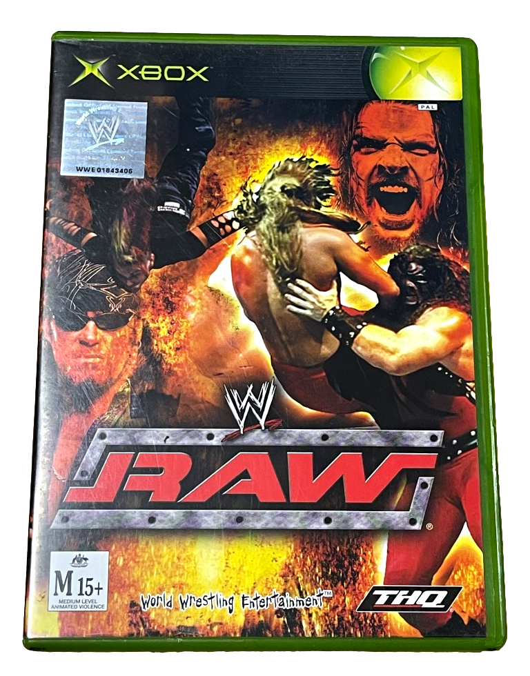 WWE Raw XBOX Original PAL *Complete* (Pre-Owned)