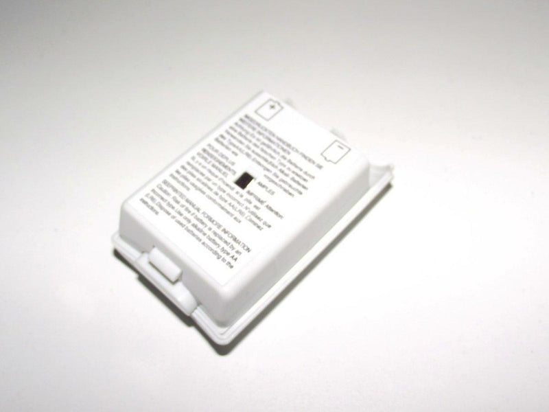 White Microsoft Xbox 360 Remote Controller Battery Cover Clip Case AA Battery