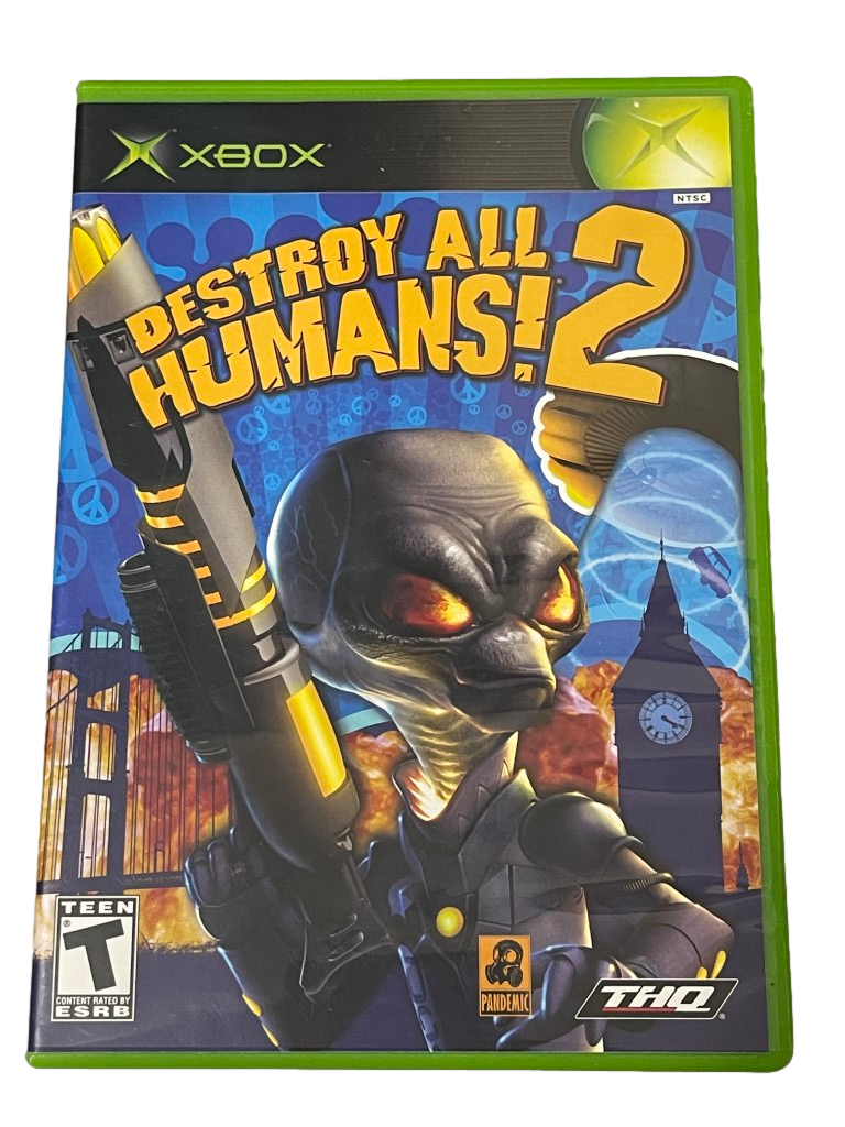 Destroy All Humans 2 XBOX Original (Region Free) *Complete* (Pre-Owned)