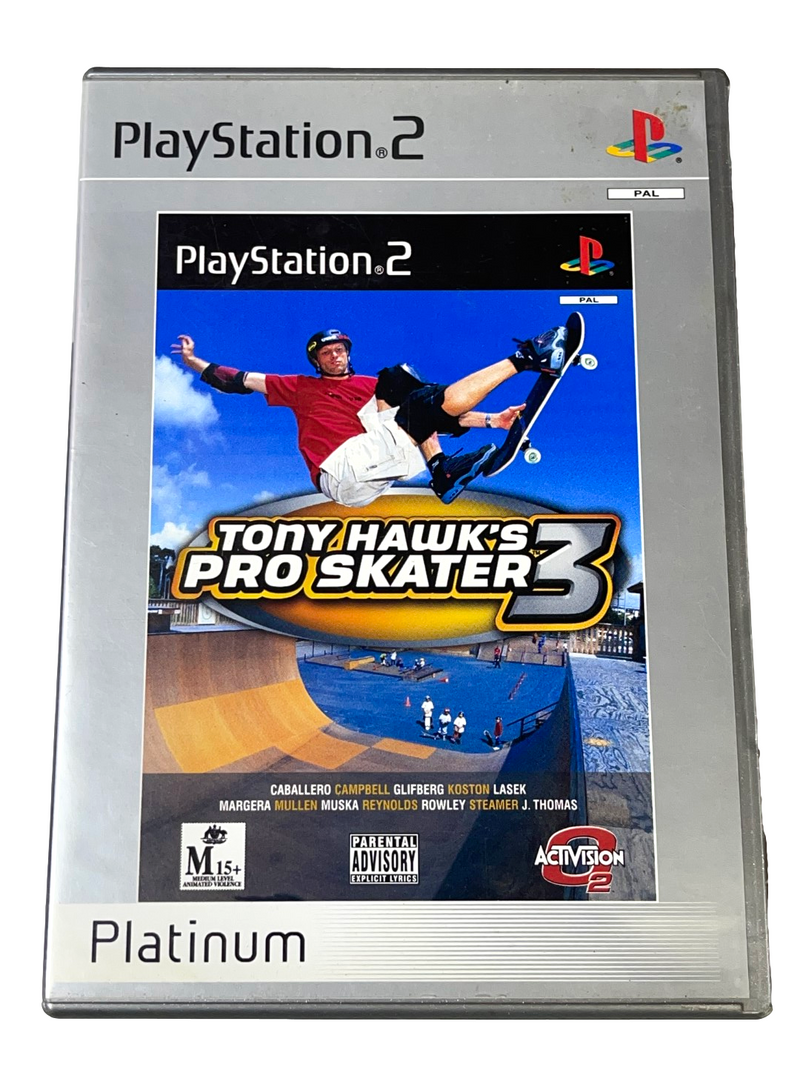 Tony Hawk's Pro Skater 3 PS2 (Platinum) PAL *Complete* (Preowned)