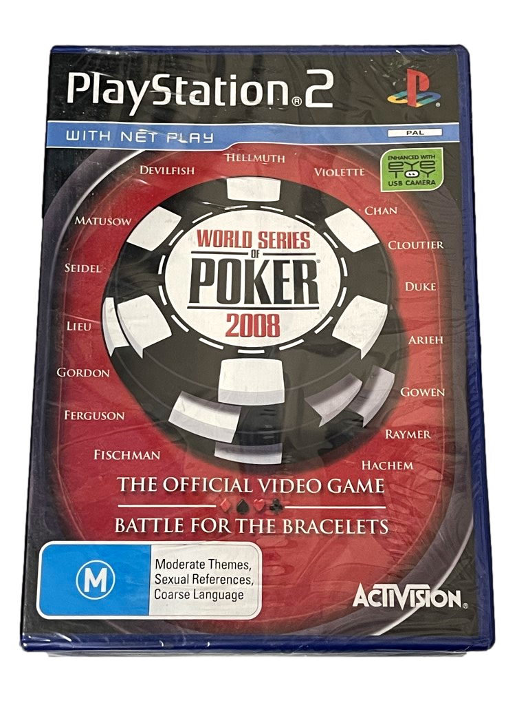 World Series of Poker 2008 PS2 PAL *Brand New*