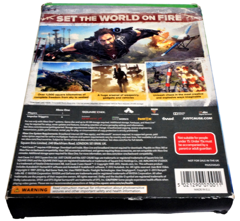 Just Cause 3 Big Box Microsoft Xbox One (Pre-Owned)