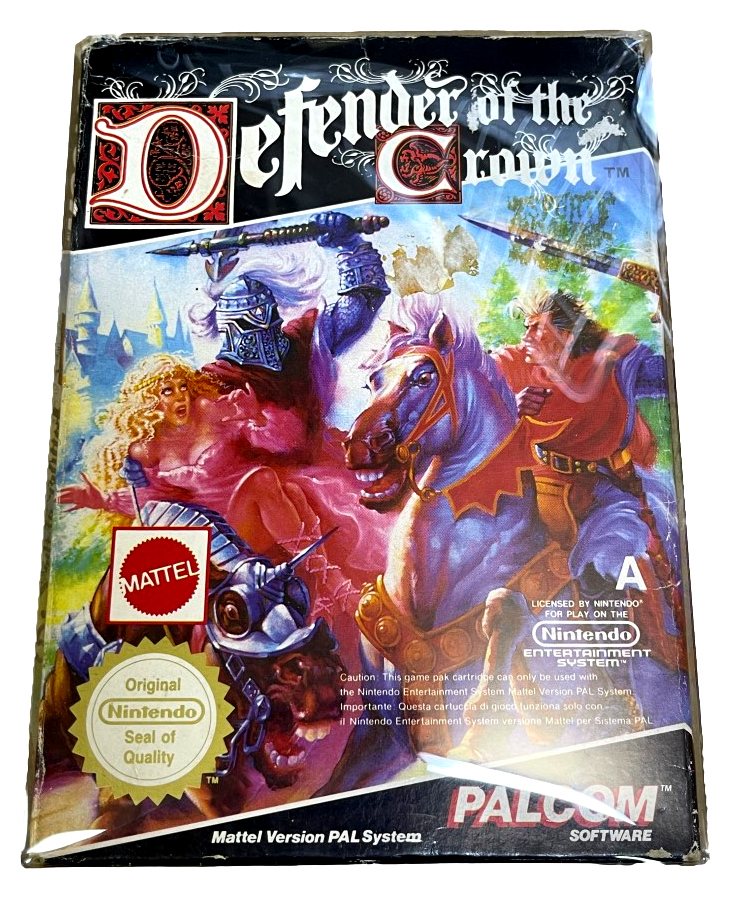 Defender Of The Crown Nintendo NES Boxed PAL *No Manual* (Preowned)
