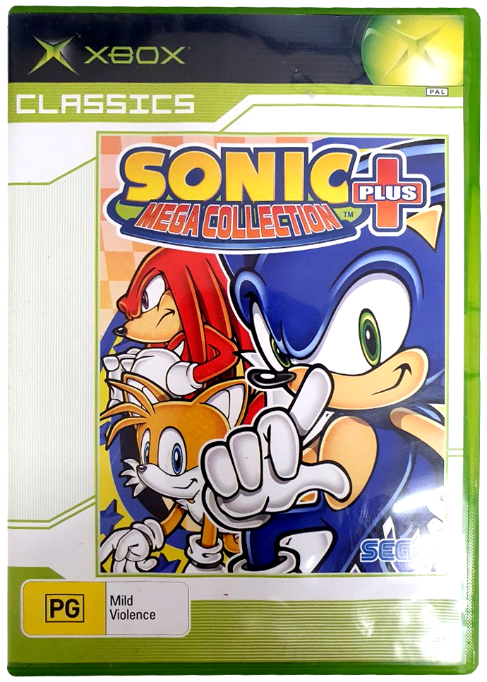 Sonic Mega Collection Plus XBOX Original (Classics) PAL *No Manual* (Preowned)