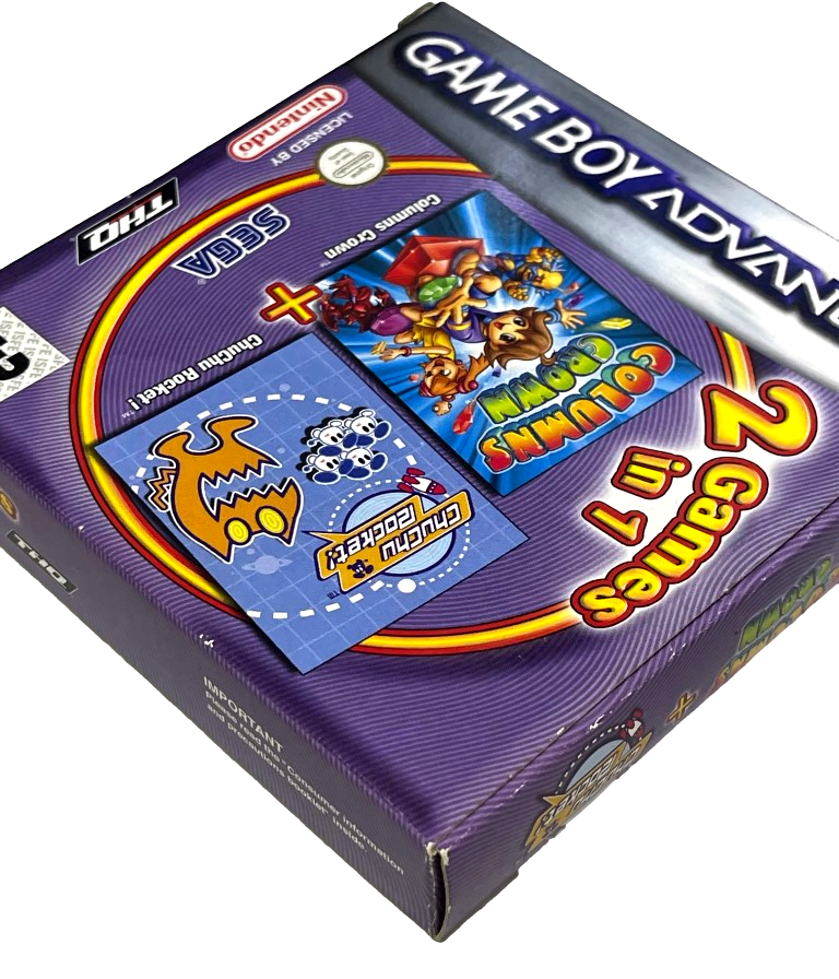 Columns Crown / ChuChu Rocket Nintendo Gameboy Advance GBA *Complete* Boxed