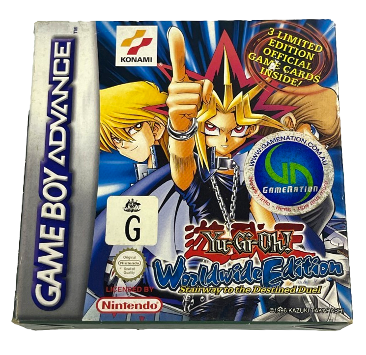 Yu Gi Oh Worldwide Edition: Stairway to the Destined Duel GBA *Manual* Boxed (Pre-Owned)