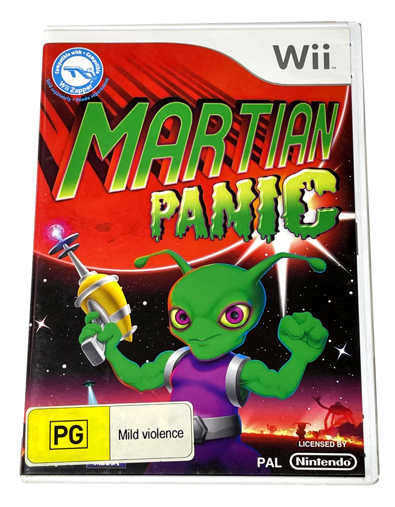 Martian Panic Nintendo Wii PAL *Complete*  Wii U Compatible (Pre-Owned)