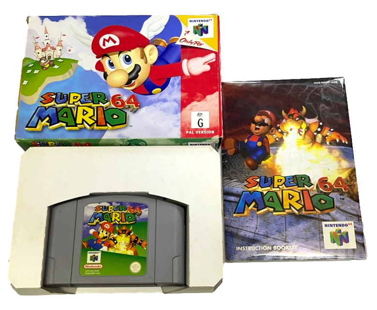 Super Mario 64 Nintendo 64 N64 Boxed PAL *Complete*