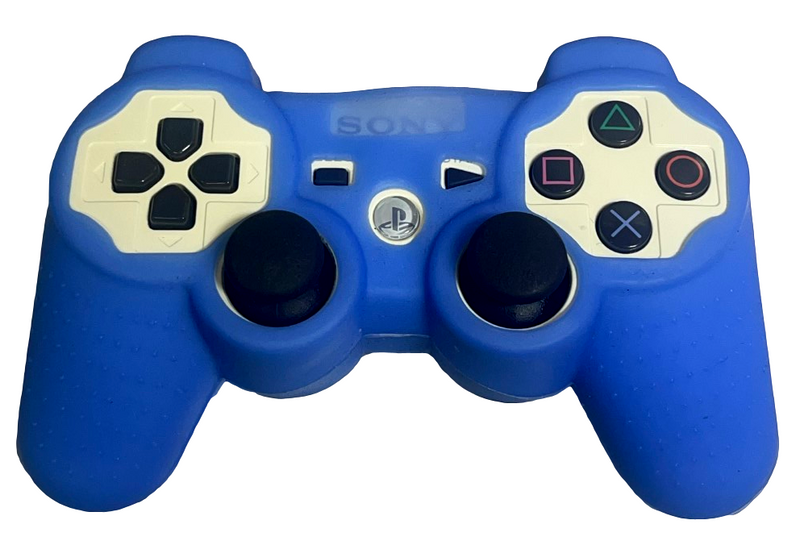 Silicone Cover For PS3 Controller Skin Case Blue