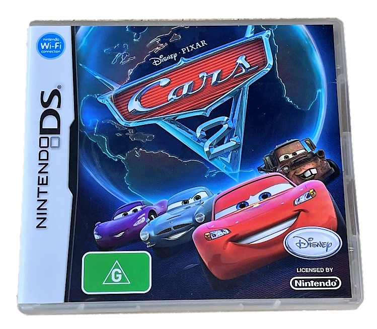 Cars 2 Disney Pixar Nintendo DS 2DS 3DS Game *No Manual* (Pre-Owned)