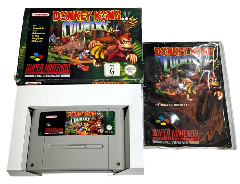 Donkey Kong Country Nintendo SNES Boxed PAL *Complete*