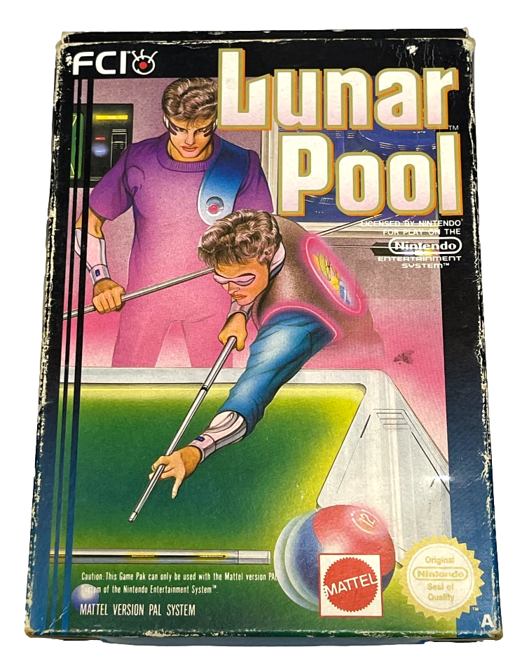 Lunar Pool Nintendo NES Boxed PAL *Complete* (Preowned)