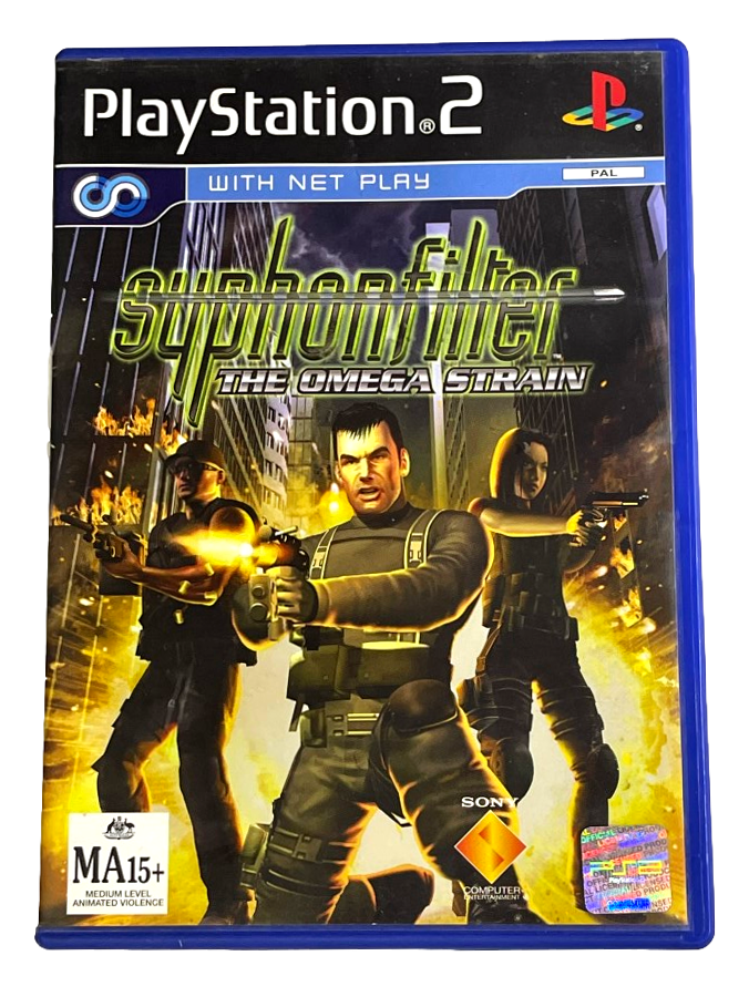 Syphon Filter The Omega Strain PS2 PAL *No Manual*  (Preowned)