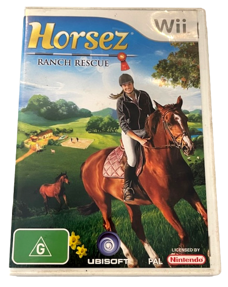 Horsez Ranch Rescue Nintendo Wii PAL *Complete* Wii U Compatible (Preowned)