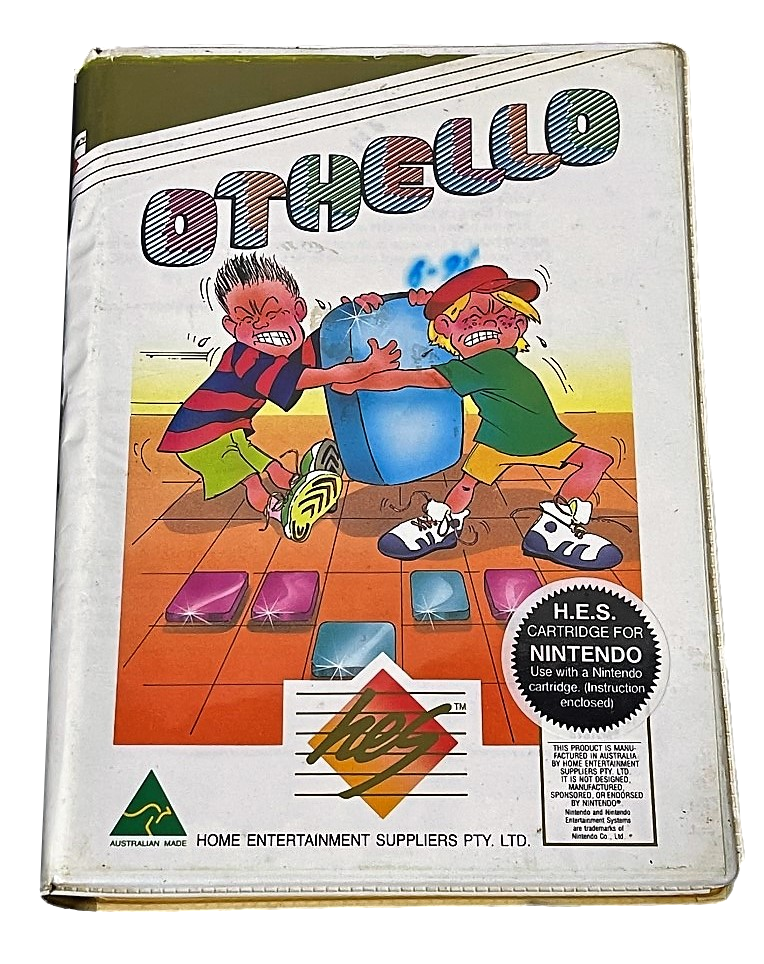 Othello Nintendo HES NES Boxed PAL Piggy Back
