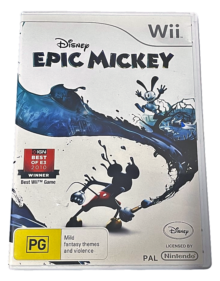 Disney Epic Mickey Nintendo Wii PAL *Complete* Wii U Compatible (Pre-Owned)