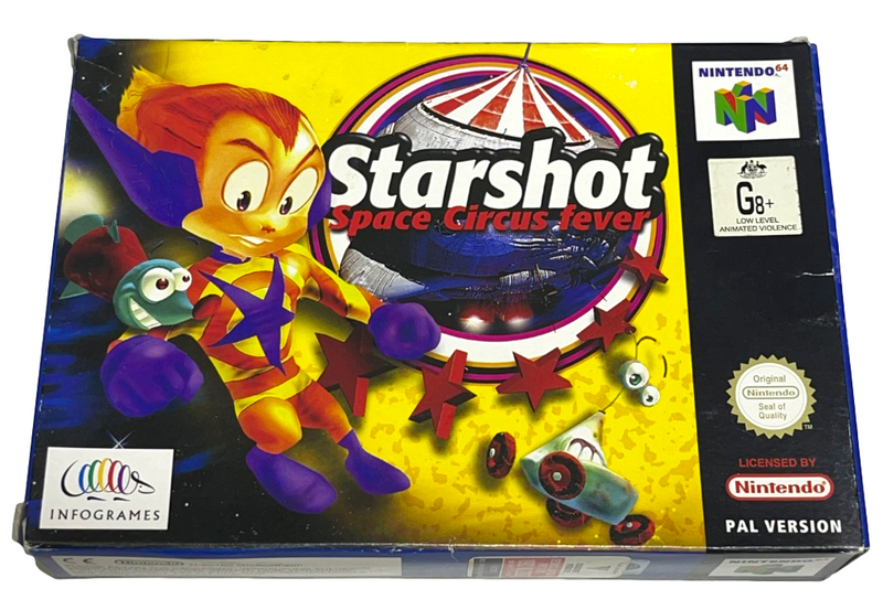 Starshot Space Circus Fever Nintendo 64 N64 Boxed PAL *Complete* (Preowned)