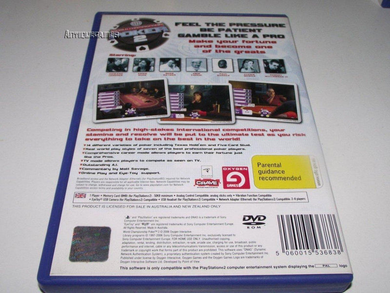 World Championship Poker 2 PS2 PAL *Complete* (Preowned)