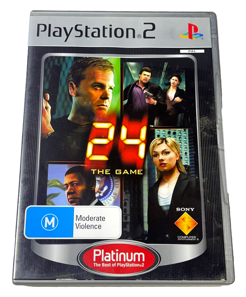 24 The Game PS2 (Platinum) PAL *Complete* (Preowned)