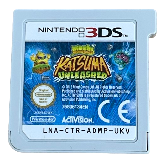Moshi Katsuma Unleashed Nintendo 3DS 2DS (Cartridge Only) (Preowned)