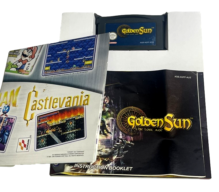 Golden Sun The Lost Age Gameboy Advanced GBA *Manual* Boxed (Pre-Owned)