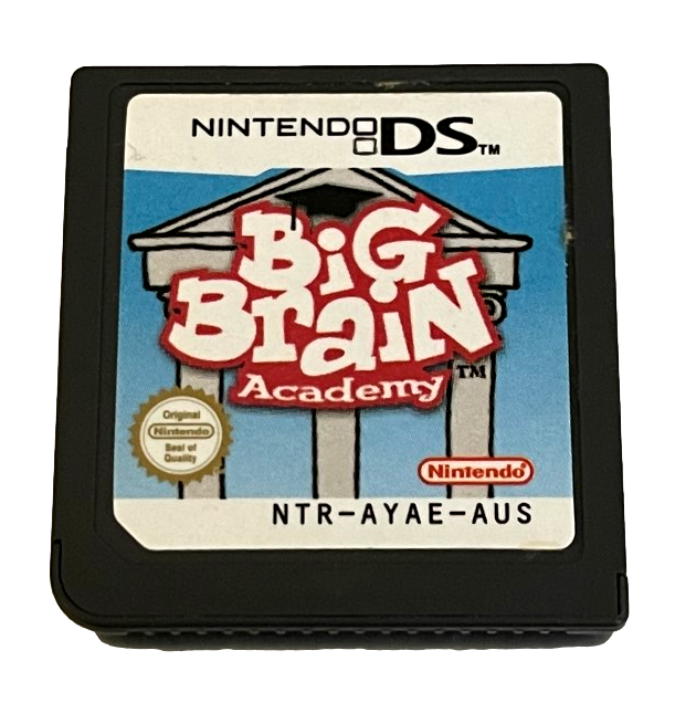 Big Brain Academy Nintendo DS 2DS 3DS Game *Cartridge Only* (Pre-Owned)