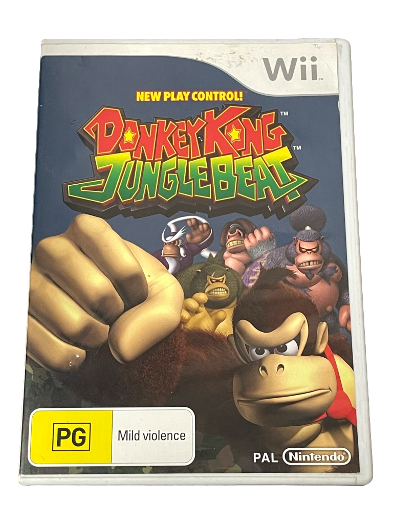 Donkey Kong Jungle Beat Nintendo Wii PAL *Complete* (Pre-Owned)