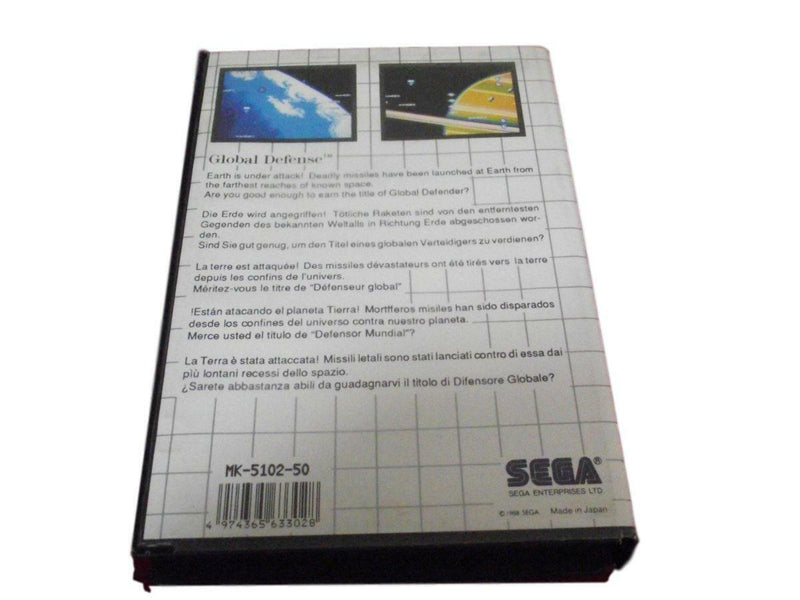 Global Defense Sega Master System *Complete*