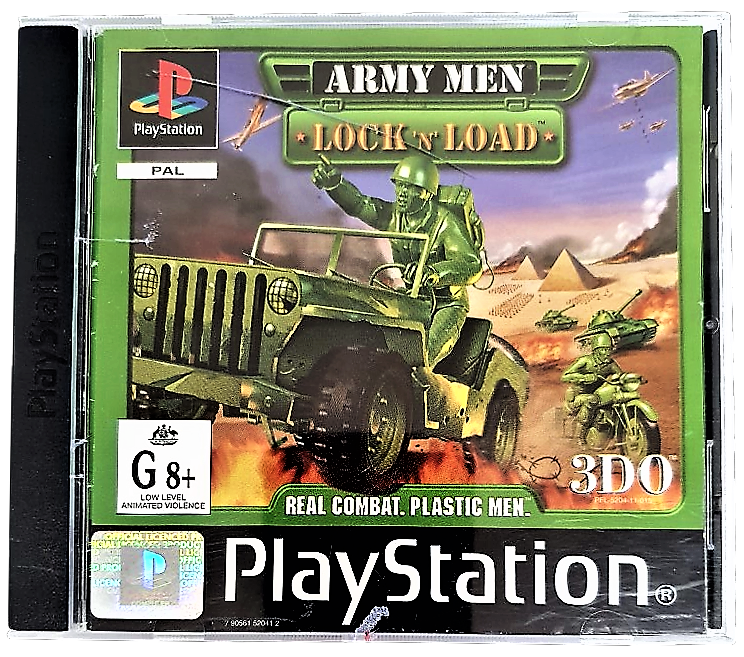 Army Men Lock 'N' Load PS1 PS2 PS3 PAL *Complete*