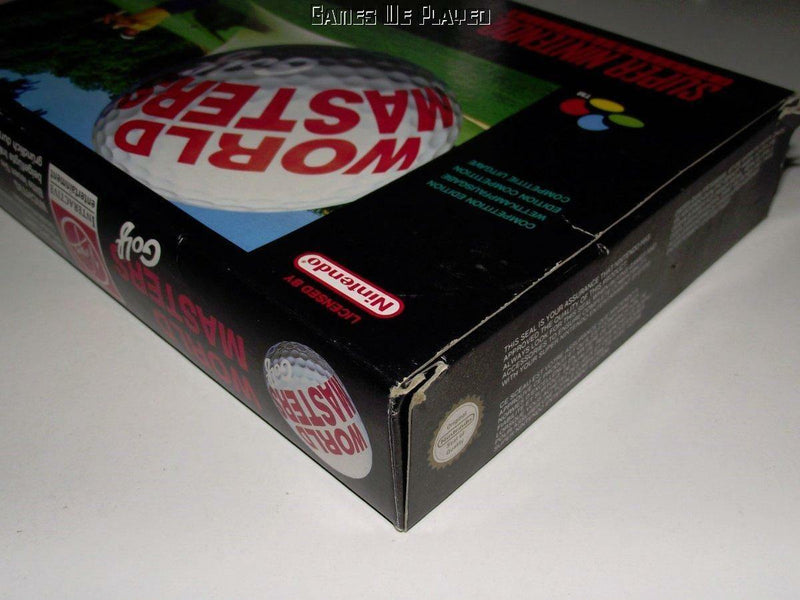 World Masters Golf Super Nintendo SNES Boxed PAL *No Manual* (Preowned) - Games We Played
