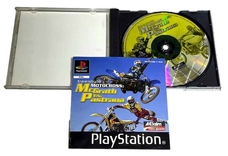 Freestyle Motocross McGrath Vs Pastrana PS1 PS2 PS3 PAL *Complete* (Preowned)