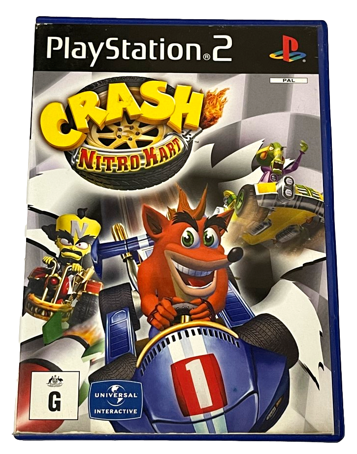 Crash Nitro Kart Sony PS2 PAL *No Manual* (Preowned)