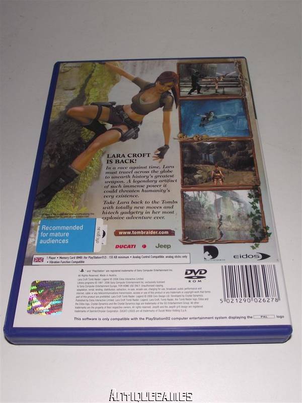 Lara Croft Tomb Raider Legend PS2 PAL *Complete* (Preowned)