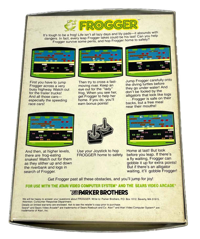 Frogger Atari 2600 *Complete* Parker Bros (Preowned)