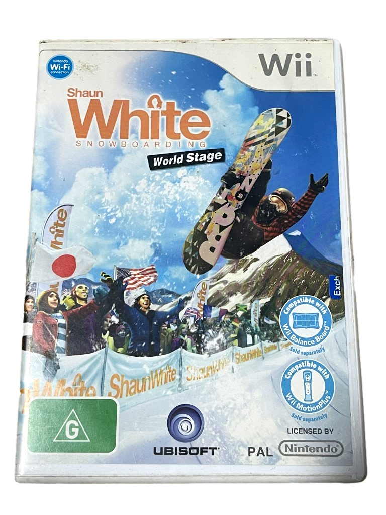 Shaun White Snowboarding World Stage Nintendo Wii PAL *No Manual* Wii U Compatible (Pre-Owned)