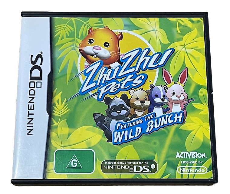 Zhu Zhu Pets 2 Featuring the Wild Bunch Nintendo DS 2DS 3DS  *Complete* (Pre-Owned)