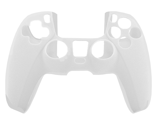 Silicone Cover For PS5 Controller Case Skin - White