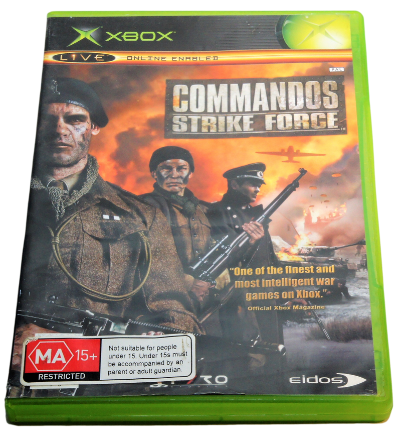 Commandos Strike Force XBOX Original PAL *Complete* (Preowned) - Games We Played
