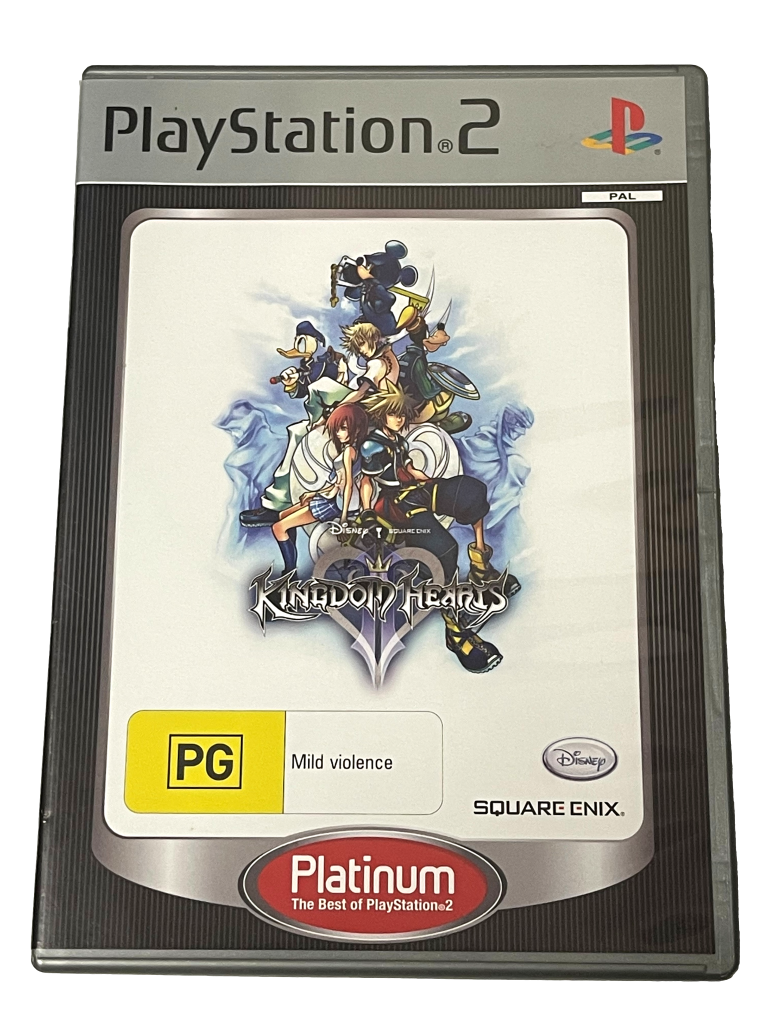 Kingdom Hearts II PS2 (Platinum) PAL *Complete* (Preowned)