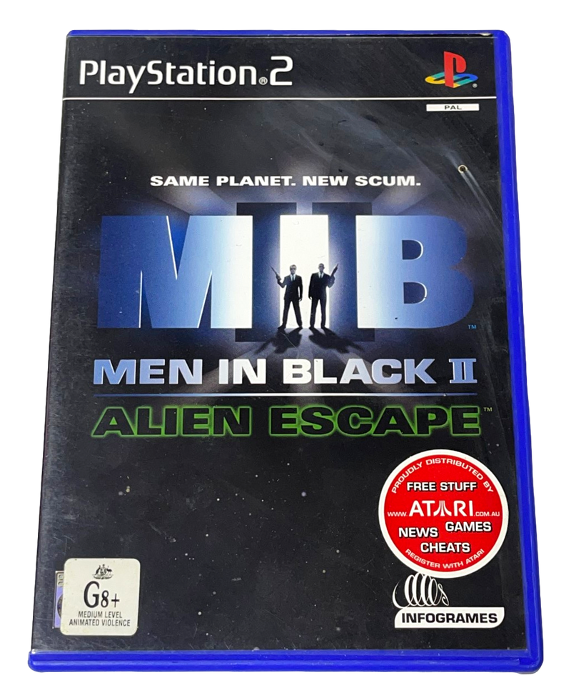 Men in Black II Alien Escape MIB PS2 PAL *Complete* (Preowned)