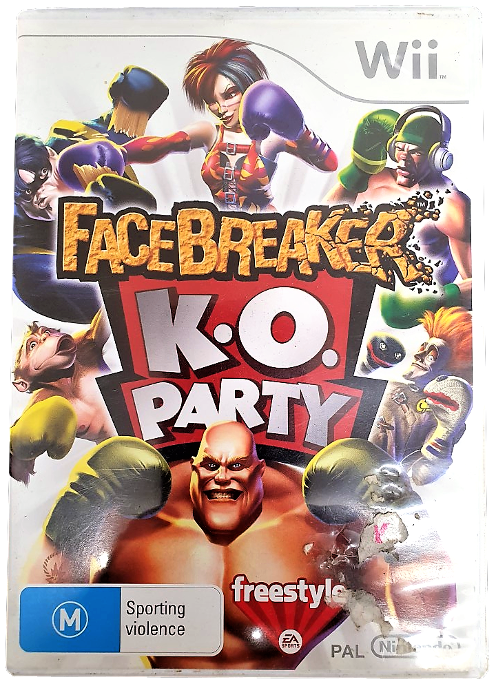 Facebreaker K.O. Party Nintendo Wii PAL *Complete* Wii U Compatible (Preowned)