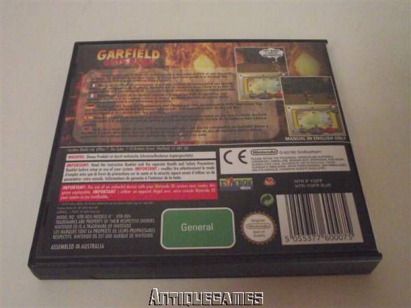 Garfield Gets Real Nintendo DS 3DS *No Manual* (Pre-Owned)