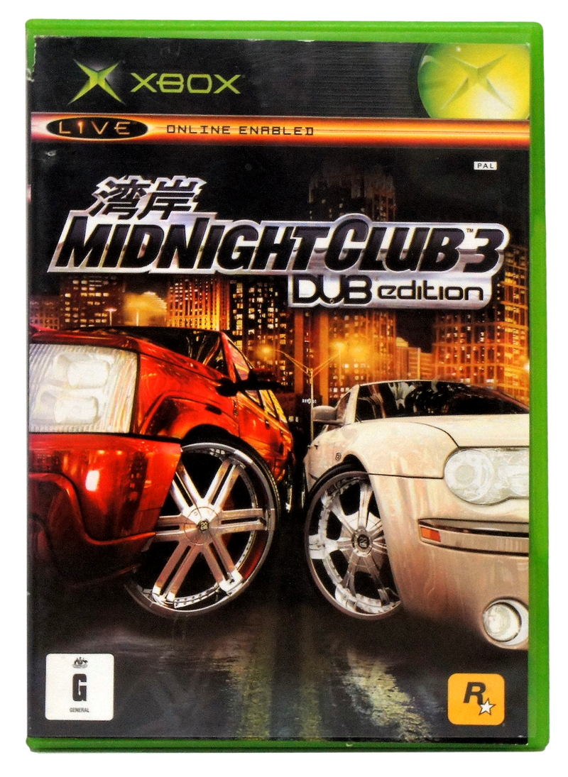 Midnight Club 3 DUB Edition XBOX Original PAL *Complete* (Pre-Owned)