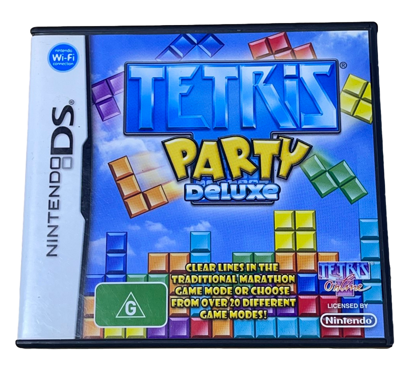Tetris Party Deluxe DS 2DS 3DS Game *Complete* (Pre-Owned)