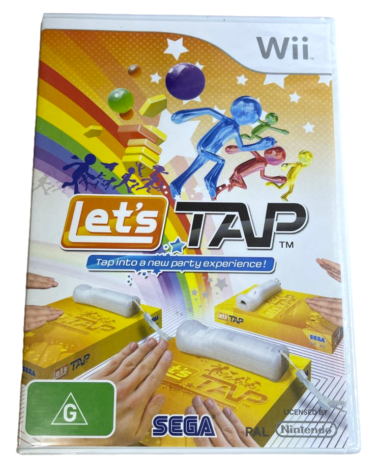 Let's Tap Nintendo Wii PAL Wii U Compatible *Factory Sealed*