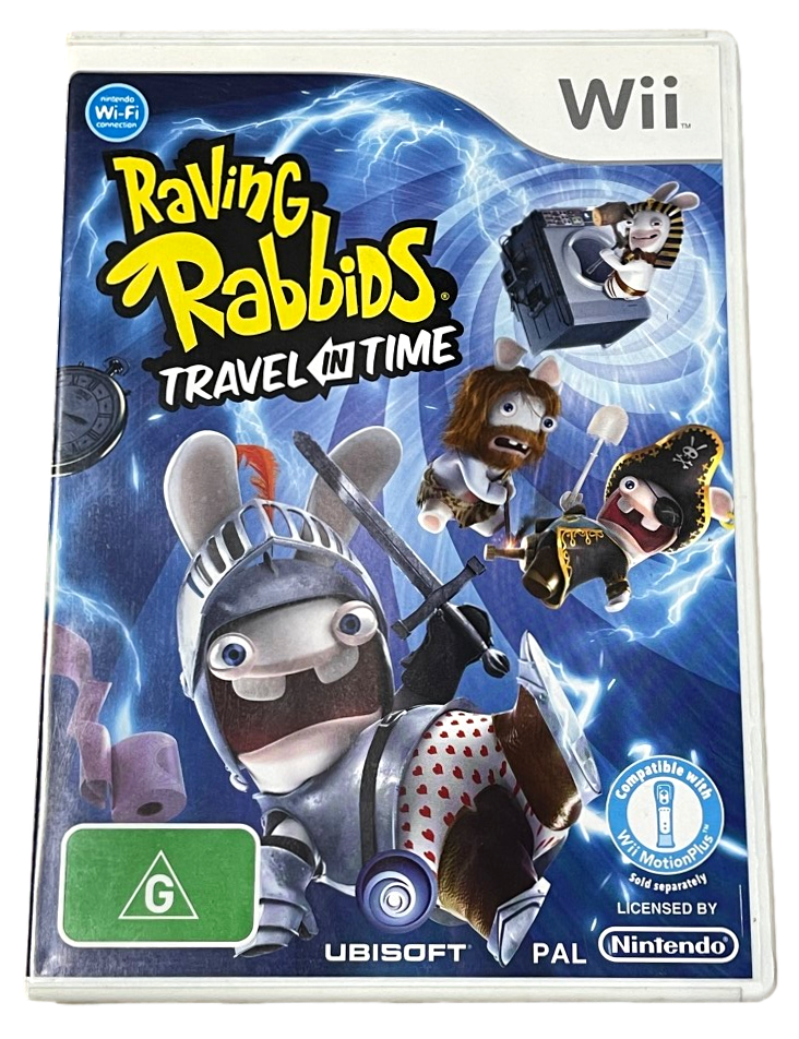 Raving Rabbids Travel in Time Nintendo Wii PAL *Complete* Wii U Compatible (Pre-Owned)