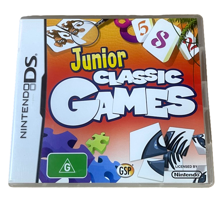 Junior Classic Games Nintendo DS 3DS *No Manual* (Pre-Owned)